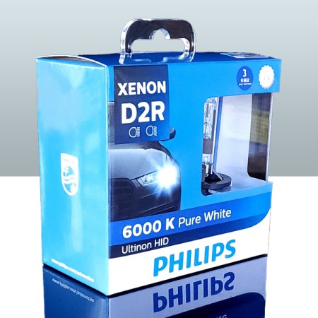 PHILIPS - D2R - Ultinon HID Xenon Bulbs - PAIR - Overnight Express Delivery Included